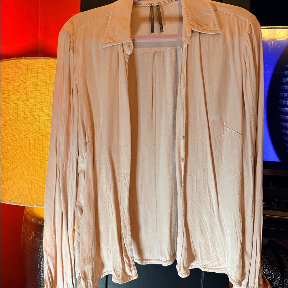 Anthropologie Lavender blush  Button Down Shirt